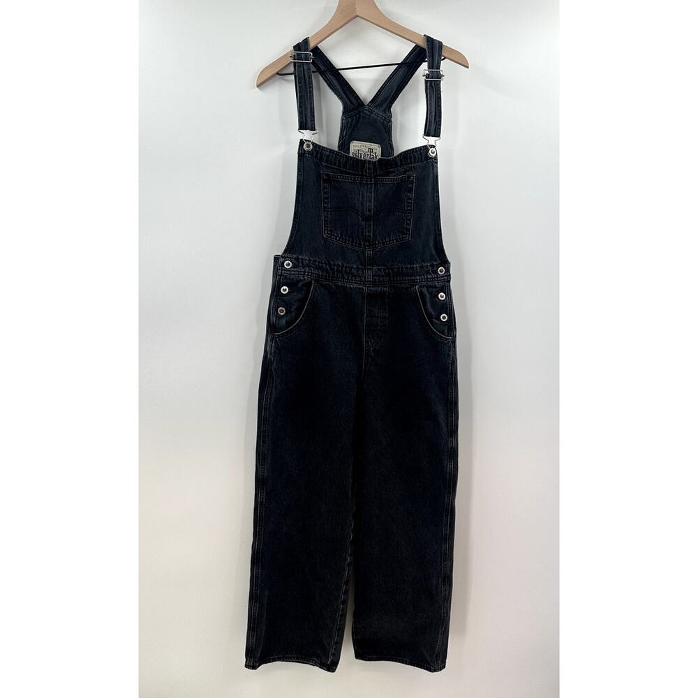 Levi's Black Denim Overalls Jumpsuit